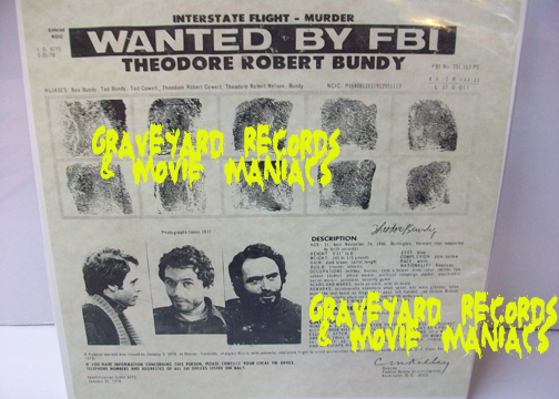 Ted Bundy Finger Print Card