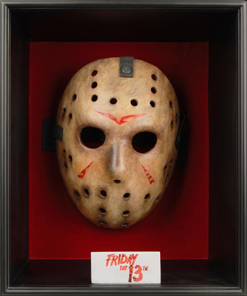 Friday the 13th Replica Mask in Wooden Case