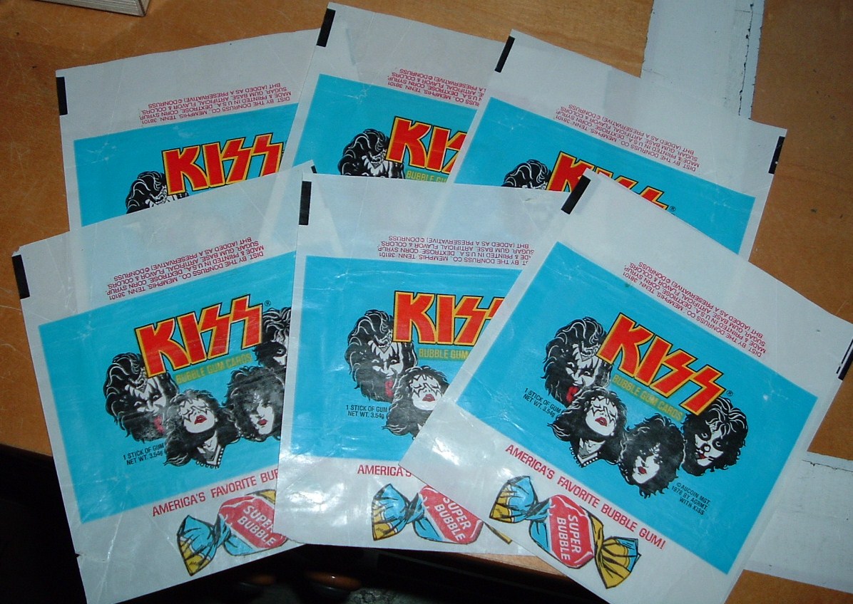 Kiss Series One Wax Pack Wrappers
