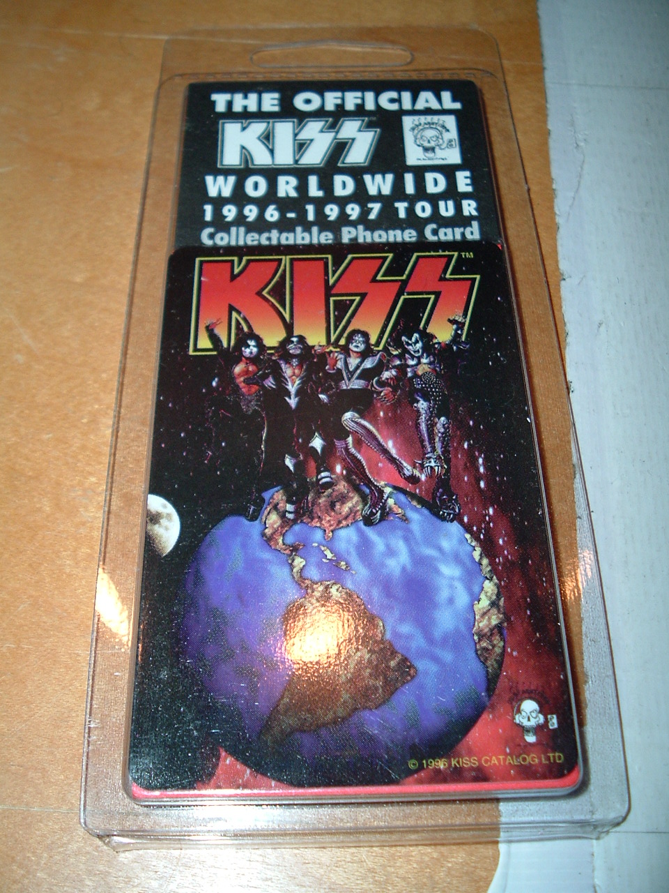 Kiss 1996 - 1997 Collectible Phone Card - Reunion Tour
