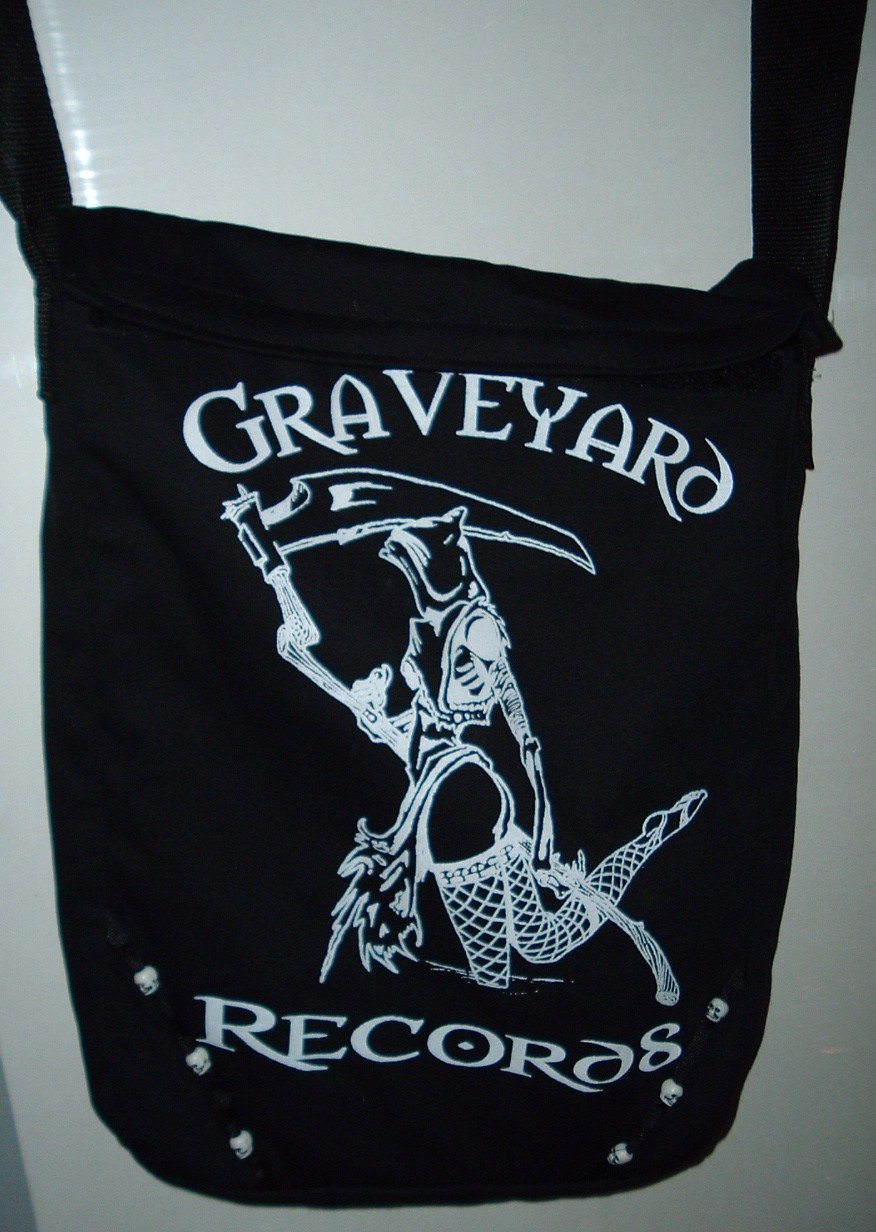 Graveyard Records Messenger Bag ** Reaper **