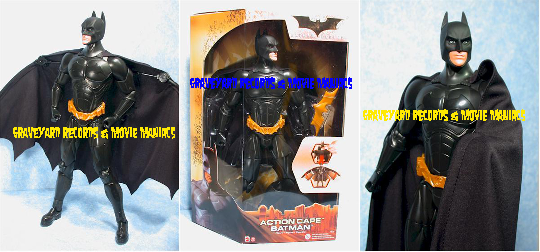 14" BATMAN BEGINS-ACTION CAPE BATMAN ACTION FIGURE