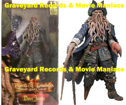 12" POTC Dead Man's Chest Davy Jones Action Figure w/ Sound