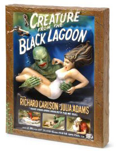 Legendary Casts:Creature From The Black Lagoon 3-D Poster/Statue