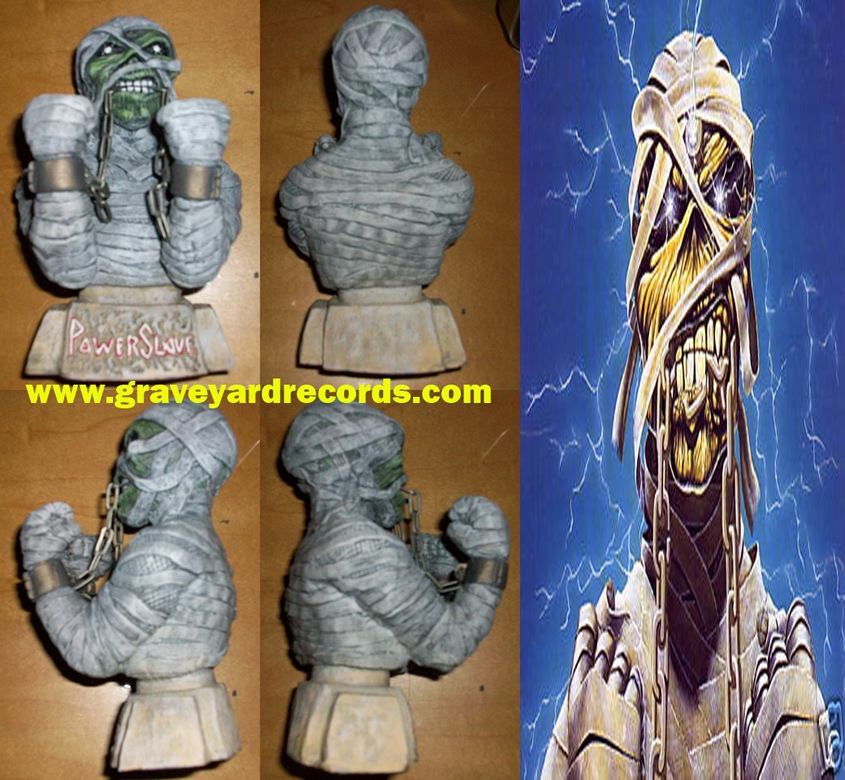 Iron Maiden Eddie - Power Slave 8" Resin Bust 