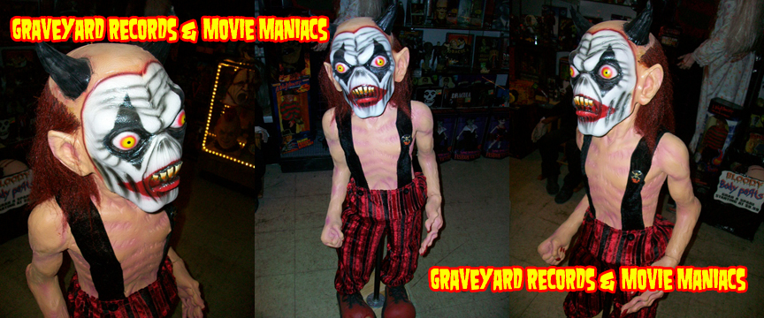 4' Evil Demon Clown Display