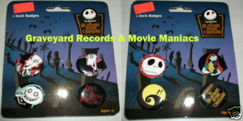 Nightmare Before Christmas Pin Set