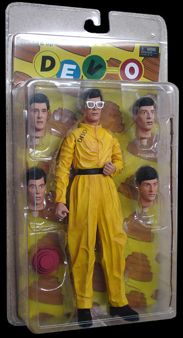 DEVO Action Figure with 5 Heads
