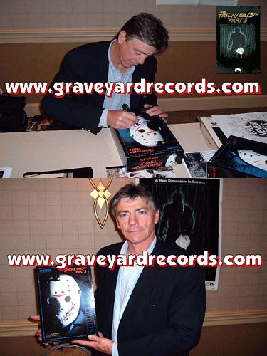 12" Autographed -- Friday the 13th pt 3 - Richard Brooker