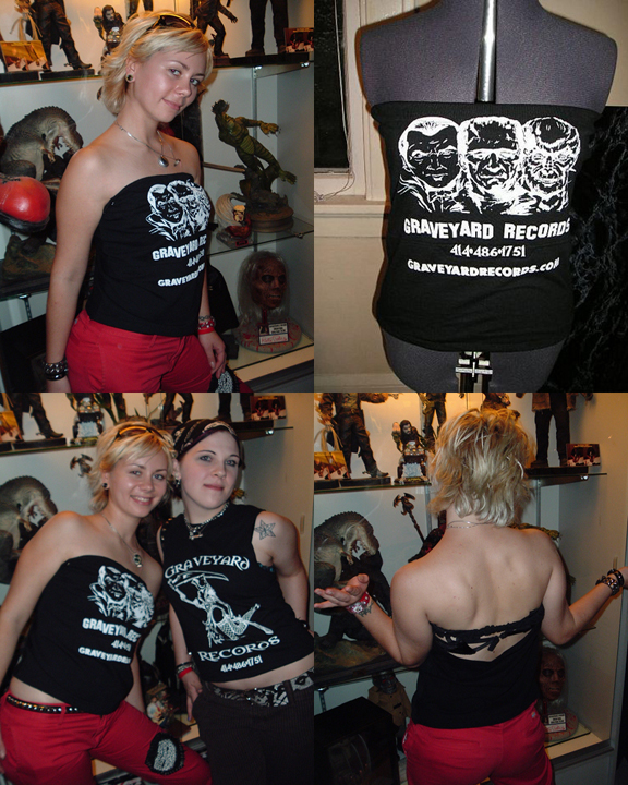 Graveyard Sleeveless Tie Tee