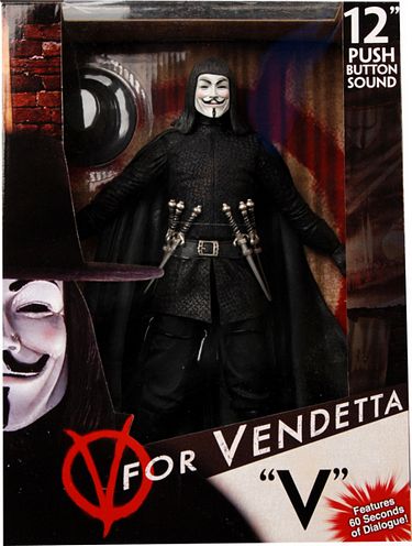 V for Vendetta 12" Action Figure with Sound