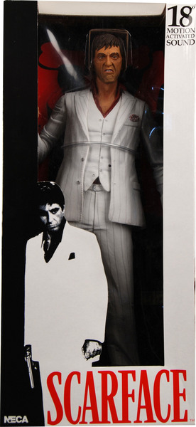 18" Scarface #2 White Suit w/ sound
